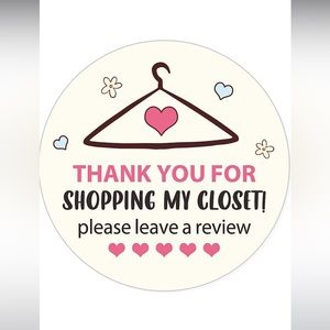 LAST FEW SETS 😩 50 CLOSET SHOPPING stickers